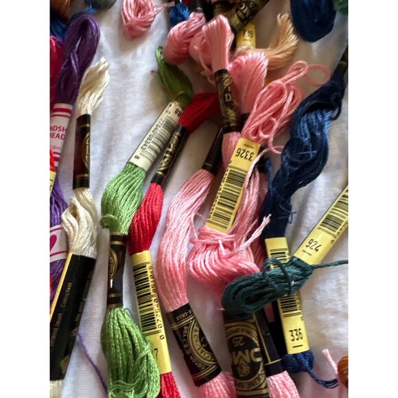 DMC Embroidery Floss Collection Assorted Colors 100% Cotton 50+ Craft Thread Fo - Picture 8 of 16